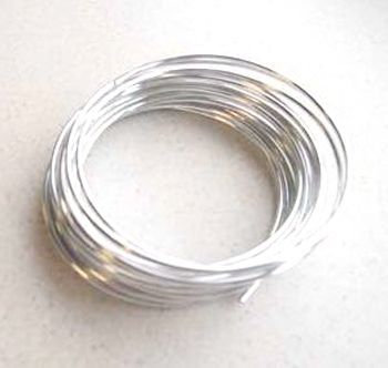 Draht Aluminium - Silber - 1,5mm x 6M