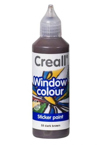 Window Colors - CREALL-GLASS - Sticker Paint - Dark Brown