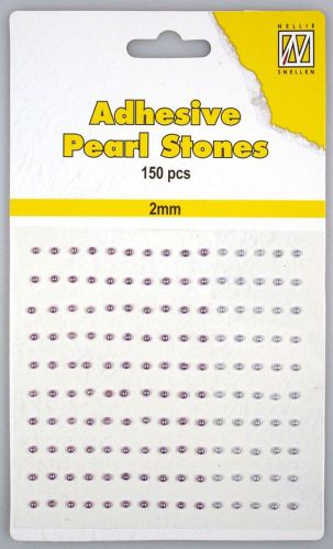 Adhesive Pearl Stones - 2mm - 3 shades of Violet - 150pcs 