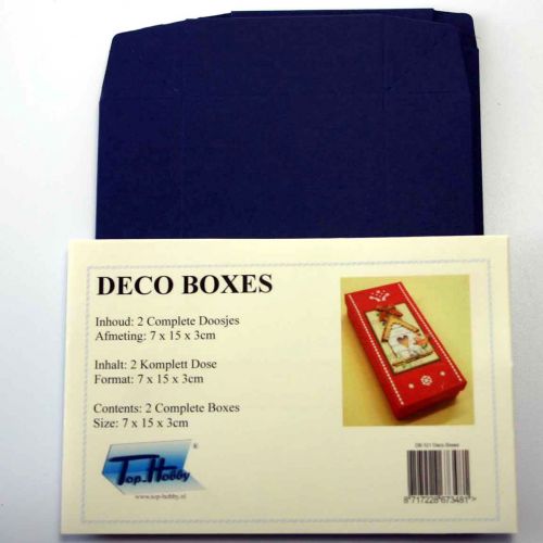 Deco Boxes Package - Recktangle - Dark Blue