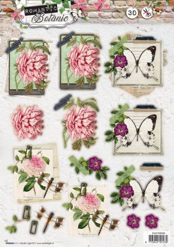 Romantic Botanic - Photo Die-cut Sheet