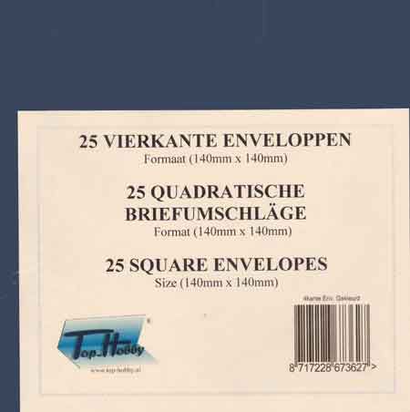 Envelopes Packet Square - 25 envelopes - Dark Blue