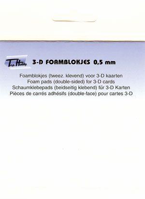 Foam Pads - 0,5 mm thick - 5x5 mm pads