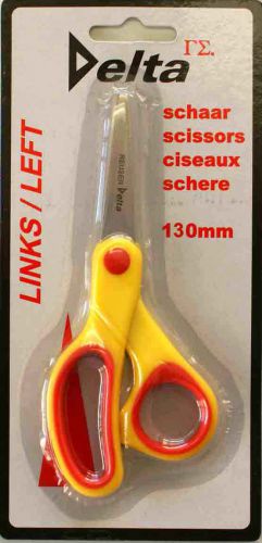 Delta Soft-grip Scissors - 13cm - Lefthanded