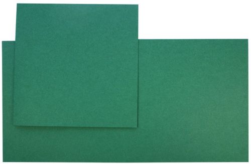 100 Square Cards - Dark Green 