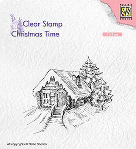 Clear Stempel  - Cosily Snowy Cottage