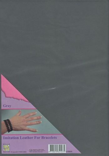 Kunst Leder - Grau - A4 Format 