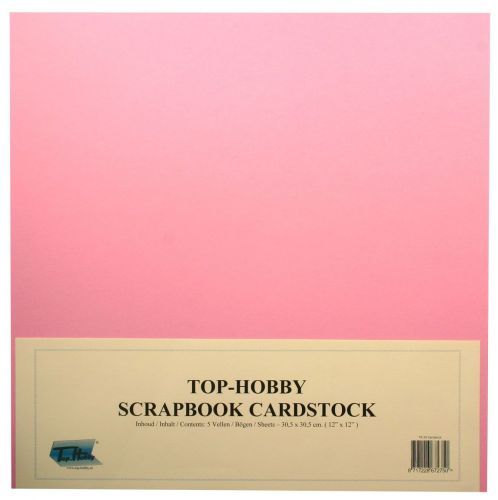 Scrapbook Karton Pakje - Roze - 240grams